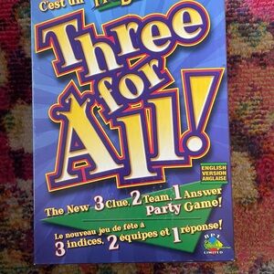 Three For All Boardgame